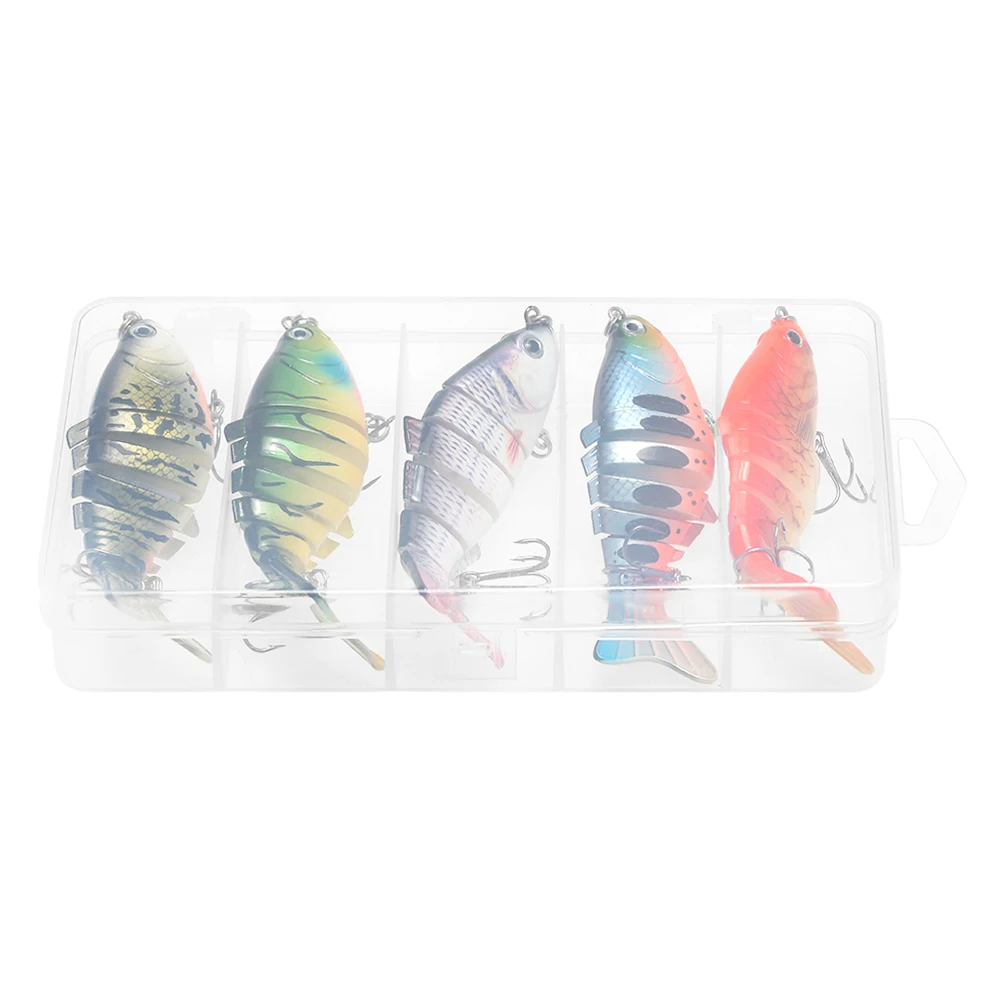 

5pcs/Set minnow Fishing Lures Swimbait Artificial Hard Bait Fishing Pesca Wobblers Crankbait 10cm 20g Carp Fishing Tackle