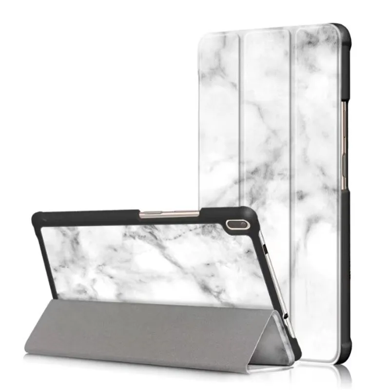 

Painted Stand PU Leather Case for Lenovo Xiaoxin Small 8.0 TB-8804 TB-8804F TB-8804N 8804 Tablet Smart Flip Cover Case