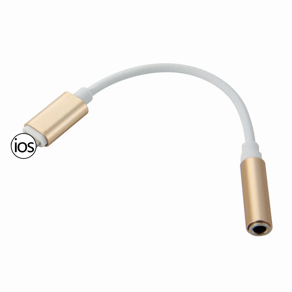 Адаптер для IPhone 8 X AUX адаптер для IOS наушники для Lightning мама до 3,5 мм папа Адаптеры кабель для подключения наушников конвертер