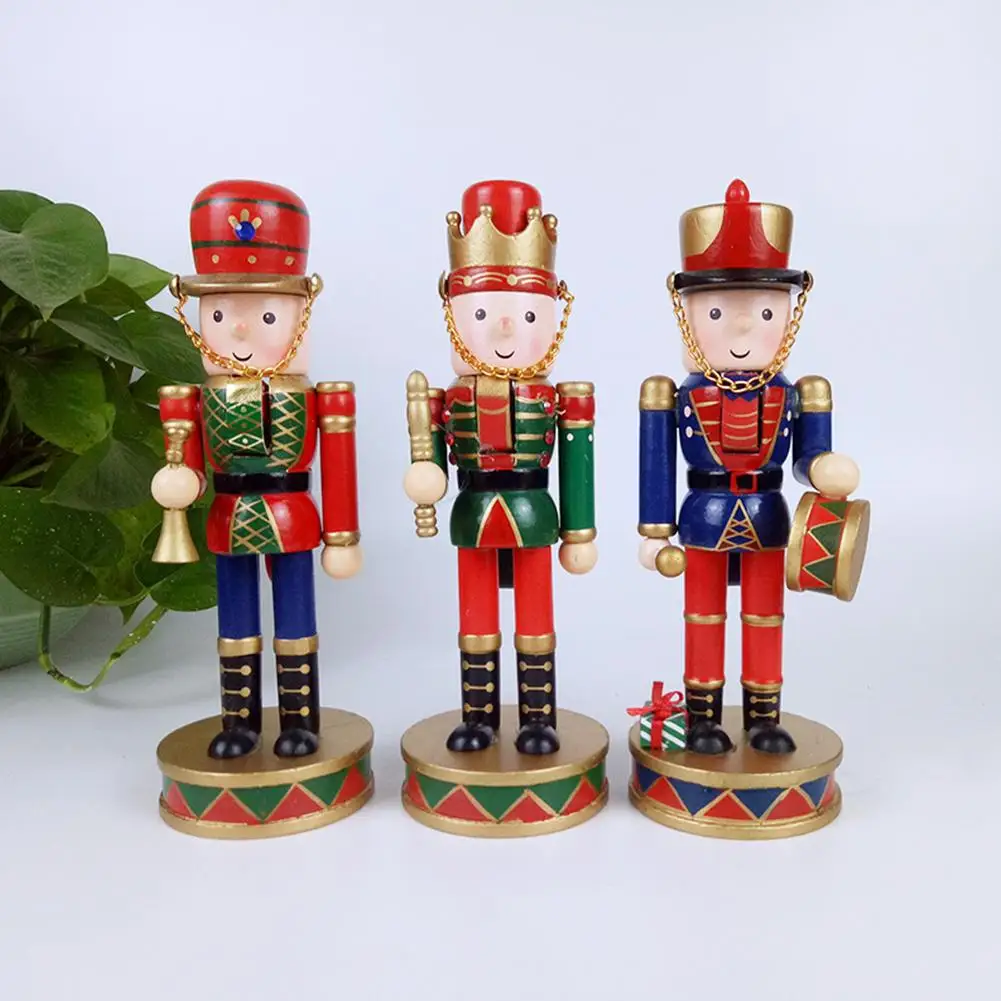 

20CM Nutcracker Puppet Toy Living Room Tabletop Decoration Looking Forwards Go Ahead Brave Represent The Patron Saint Of Europe