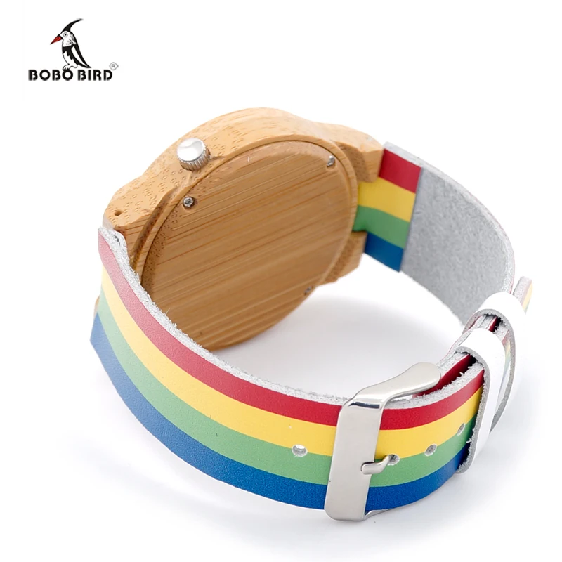 2017 BOBO BIRD Brand Men's Watches Bamboo Wood Wristwatches Male Luxury Wooden Watch as Gifts relogio masculino C-A01