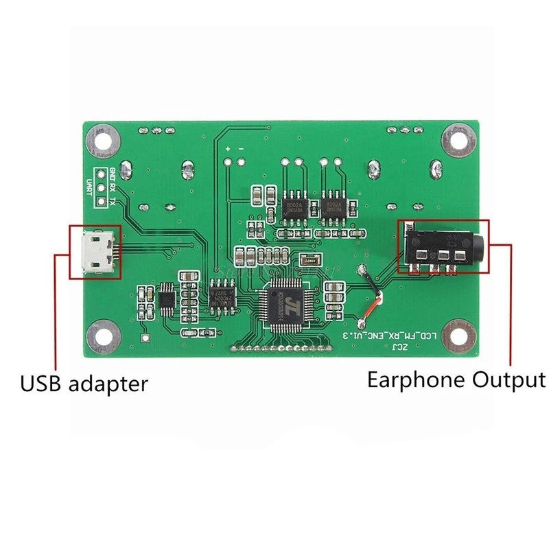 87-108 МГц DSP& PLL lcd стерео цифровой FM радио приемник модуль+ последовательное управление