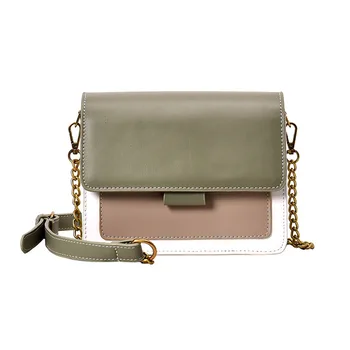 

Women Messenger Bags PU Leather Crossbody Bags Fashion One-Shoulder Small Square Bag