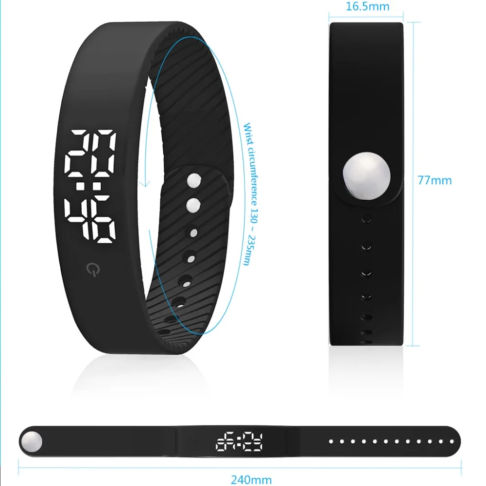 addies smart sport braclet watch exercise data memory Sleep monitoring Waterproof Calorie monitoring 3D G-sensor men mujer 