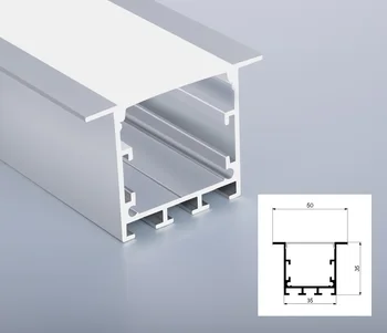 

DC12V Straight Continuous Run LED Slot / 10x1m PACK / Extruded Aluminum Profile / Continuous Rod Neon Effect Linear LED Channel
