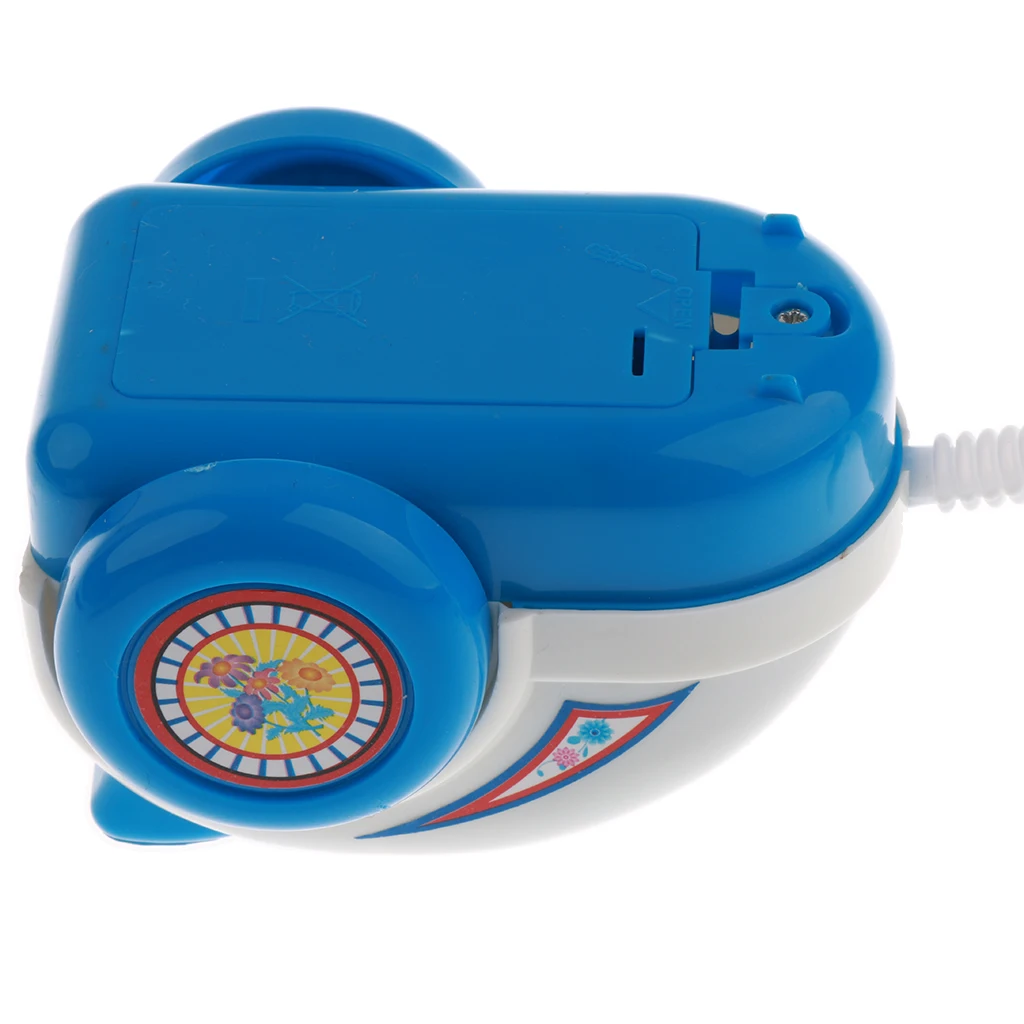 Blue Vacuum Cleaner Mini Appliance (AA Battery Powered) for Kids Pretend Play Toys