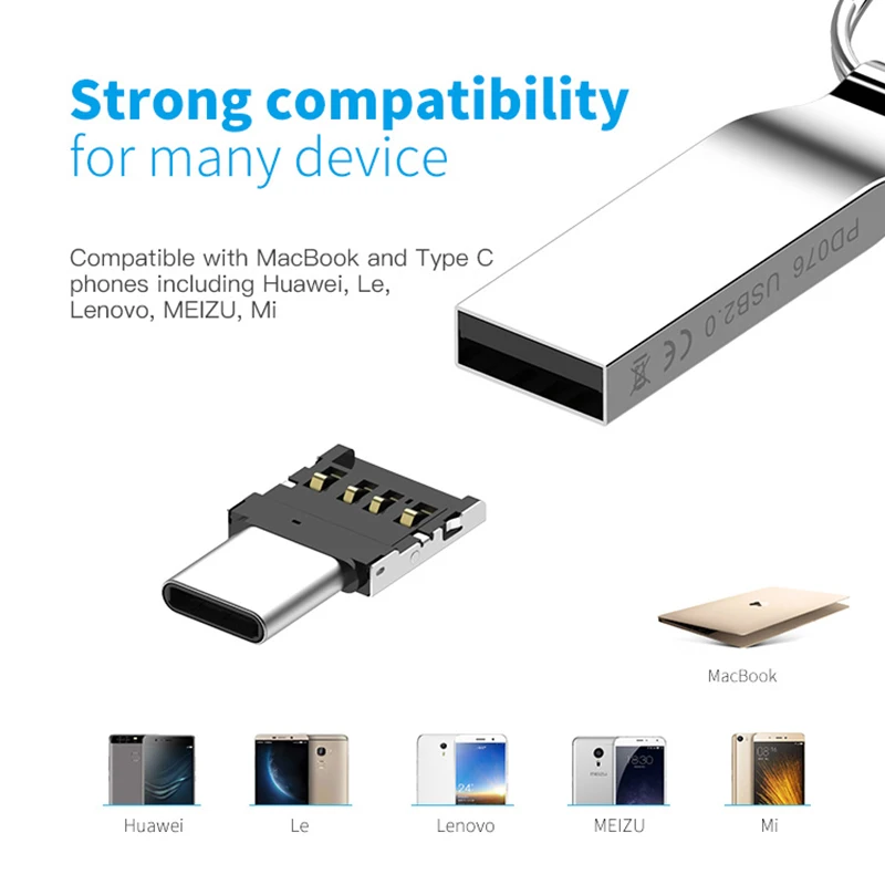 Переходник DM Type C с разъемом типа папа на USB мама переходник OTG планшет телефон Android