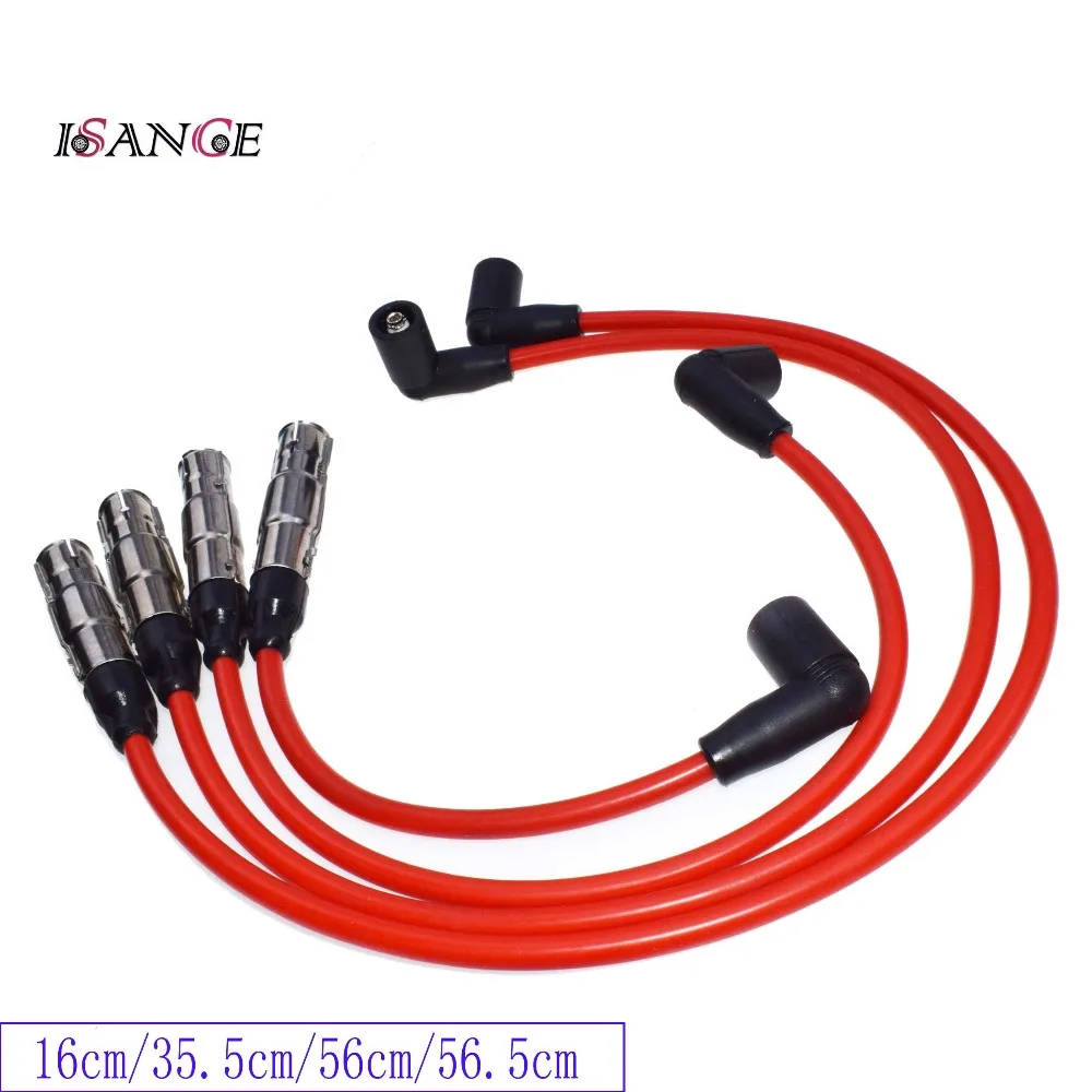 Набор проводов ISANCE для свечей зажигания STD VW Beetle Golf Jetta 2.0L 1998 1999 2000 2001 L4 NGK 57041 7558