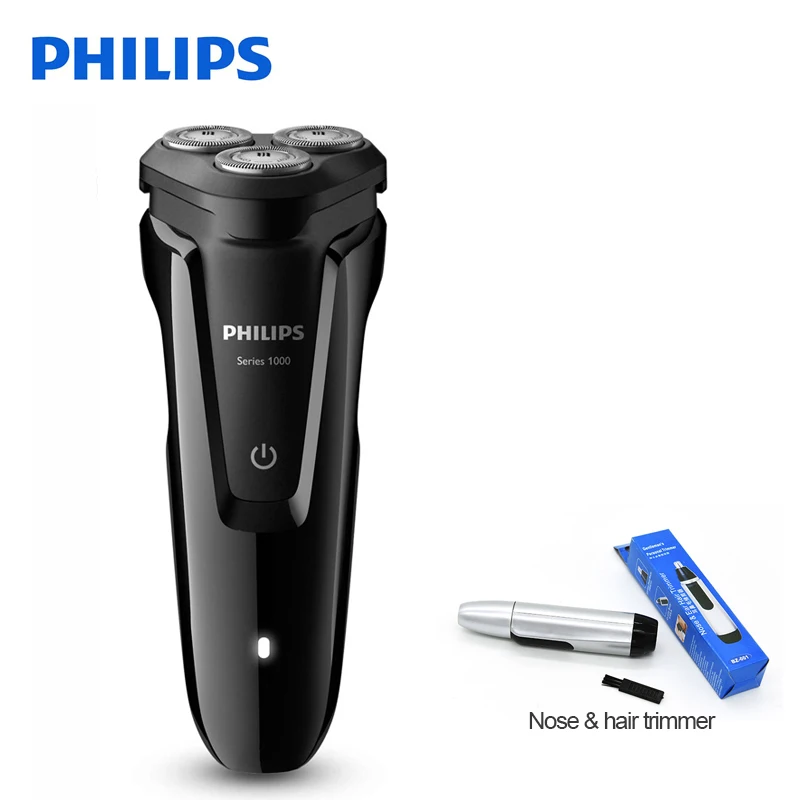 Pаспродажа 100% Подлинная Электробритва Philips S1010 вращающаяся перезаряжаемая моющаяся с тремя плавающими головками для мужской электробритвы
