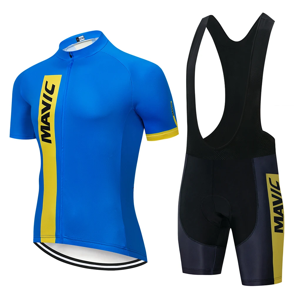 Mavic Cycling Jersey 2019 Summer Team Short Sleeves Quick Dry Set Bike Clothing Ropa Ciclismo Biclcle Bib Suits | Спорт и