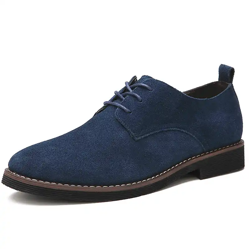 grande taille décontractées loisirs richelieu doux hommes daim hommes portant Oxfords chaussures chaussures grande Misalwa 2019 marron en noir cuir PiukZOX