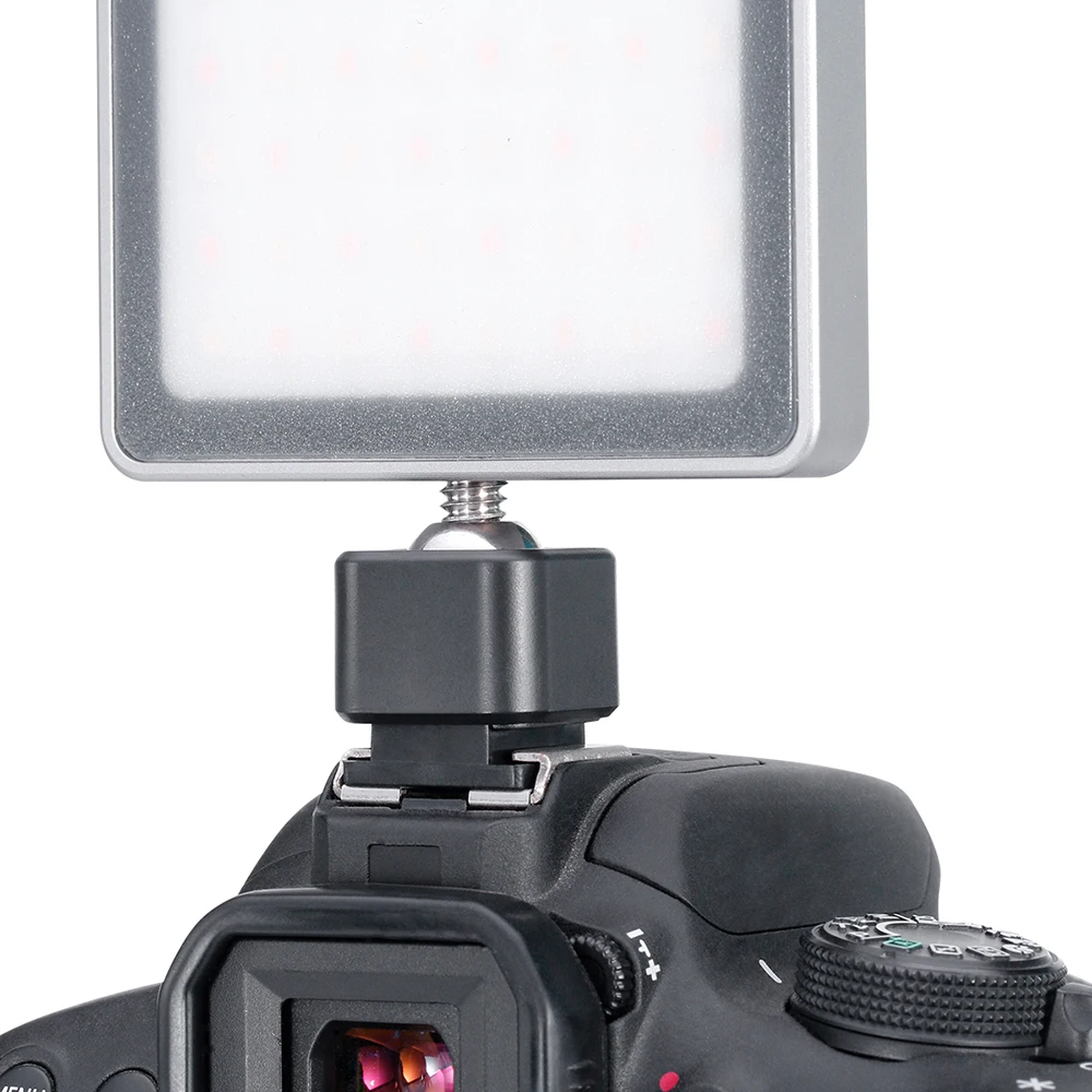 Мини шаровая Головка 1/4 &quotкамера Горячий башмак крепление Для AL M9 Led Видео Свет
