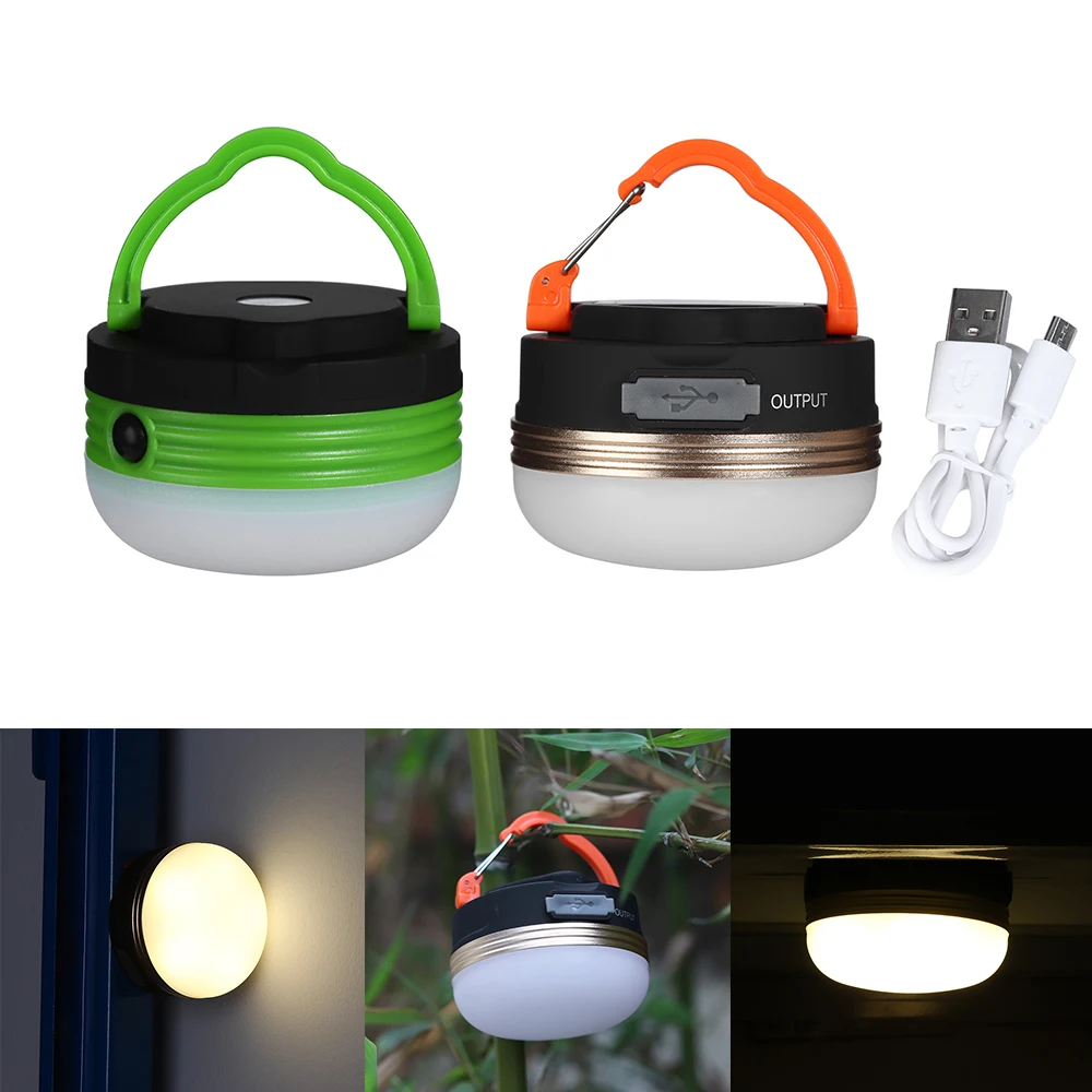 1PC Portable Bright Camping Emergency Led Light Baterry/USB