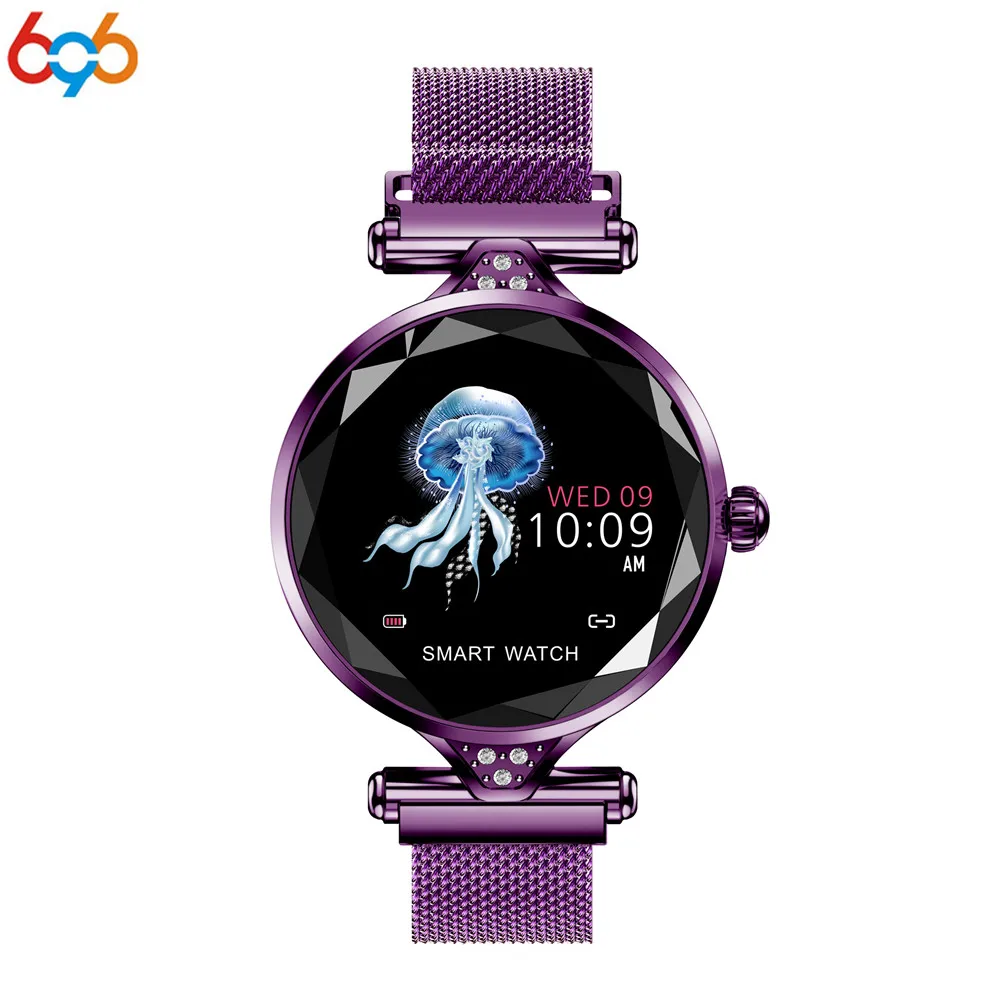 

696 H1 Women Fashion Smartwatch Wearable Device Bluetooth Pedometer Heart Rate Monitor Smart Watch For Android/IOS Smart Bracele