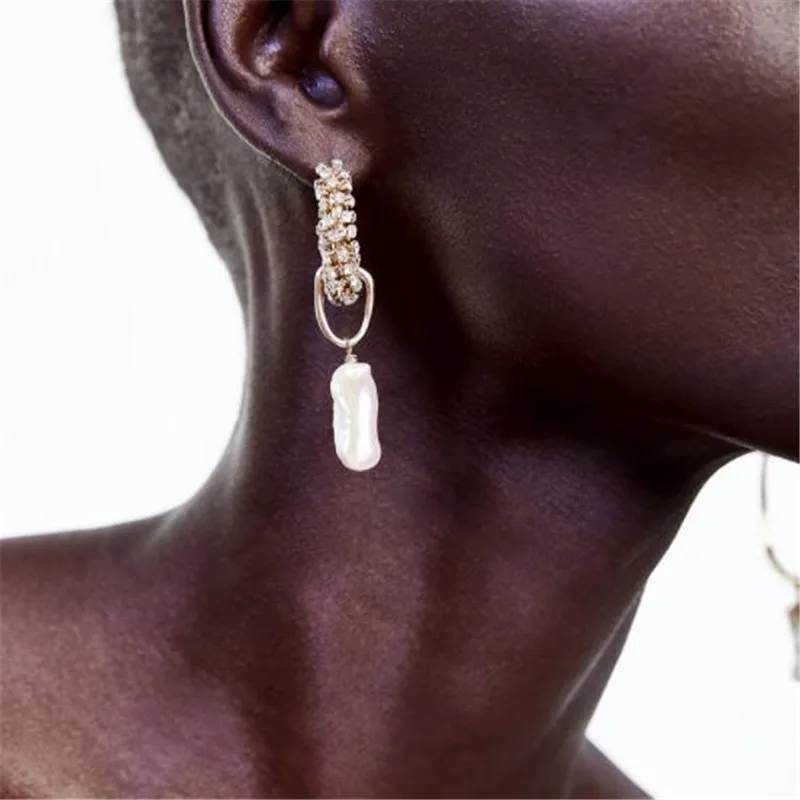 

Mamojko Bohemian Simulated Pearls Drop Earrings for Women Wedding Trendy Girl Party Gift Brand Design Dangle Statement Jewelry