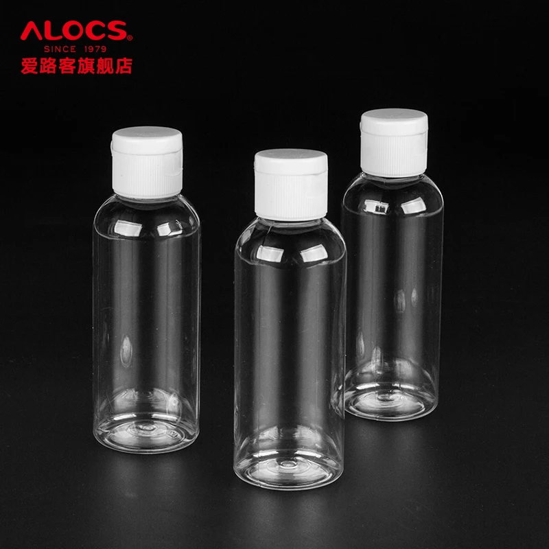 

Alocs AC-T02 Clear PETE 3-bottle-package Seasoning Bottles