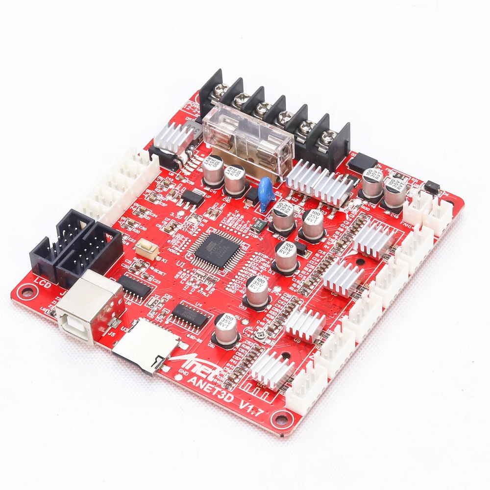 Anet/1 шт. плата управления для 3D принтера V1.7 Anet A8 A6 и E12 E10 детали Reprap i3 материнская
