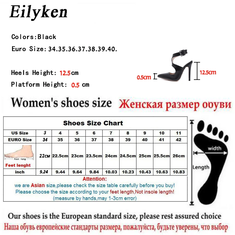 Eilyken/2021 г. новый дизайн осенние туфли лодочки на высоком каблуке сандалии модные