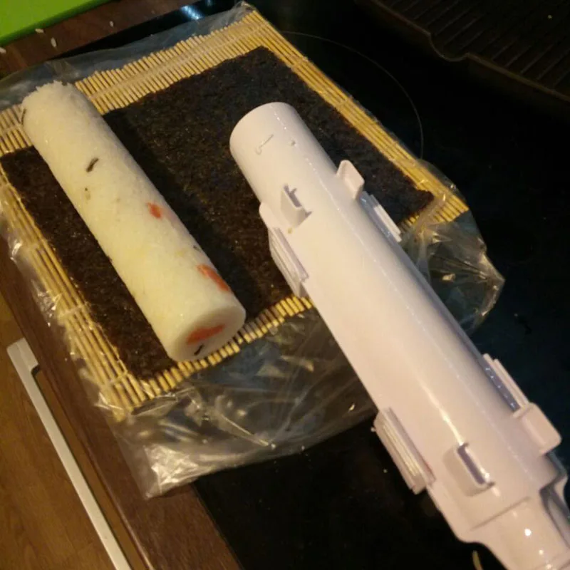 DIY Суши Maker ролл плесень решений комплект суши Базука риса мяса овощей Кухня