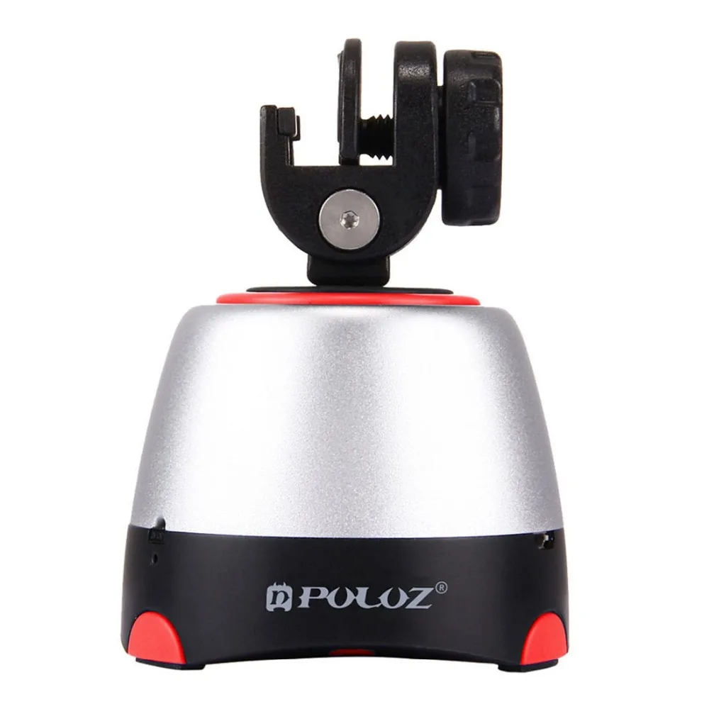 PULUZ электронный 360 панорамный пульт дистанционного управления вращения головки для смартфонов/GoPro/DSLR камер красная шаровая Головка