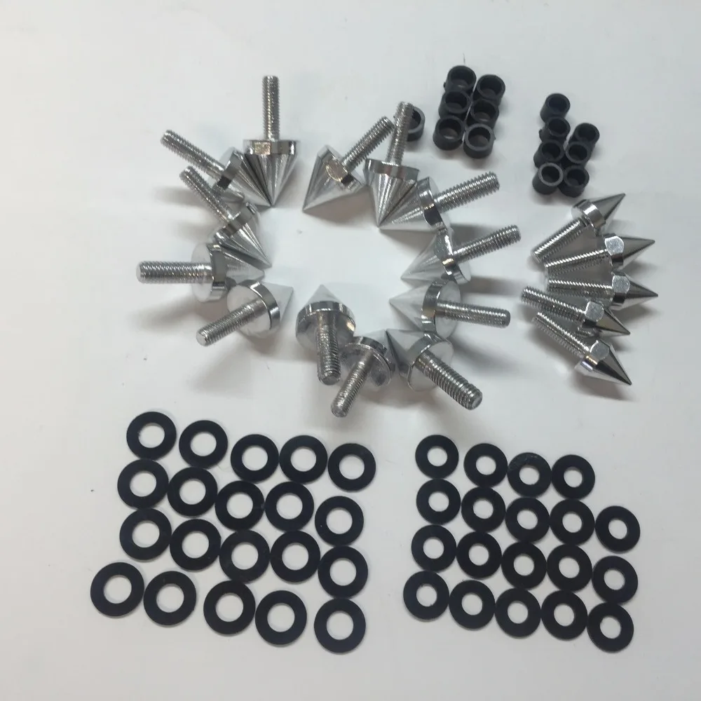 Aftermarket Free Shipping Motorcycle Parts Spike Fairing Bolts For Kawasaki 2004 2005 Kawasaki