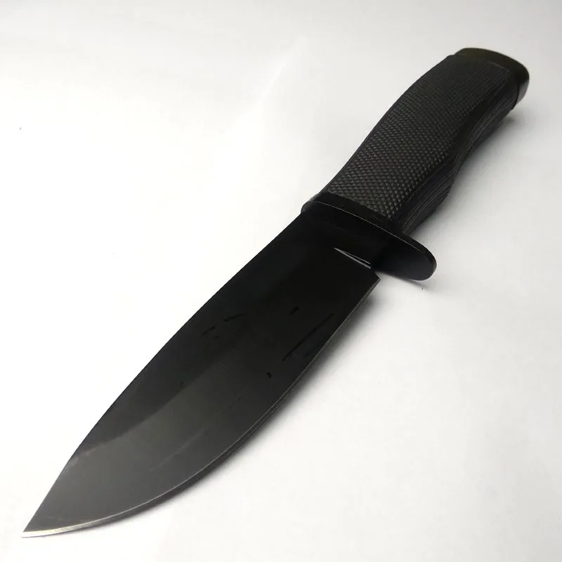 Ручной Кованый охотничий нож из дамасской стали 58 HRC Дамасская сталь фиксированный нож эбеновая ручка с нейлоновой оболочкой SDIYABEIZ
