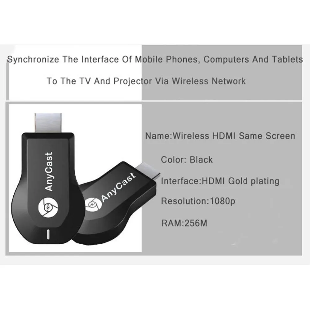 CRENOVA Video Projector Accessories Wireless Same Screen For Smartphone Projector Connect With TV Computer A76 XPE498 YG520