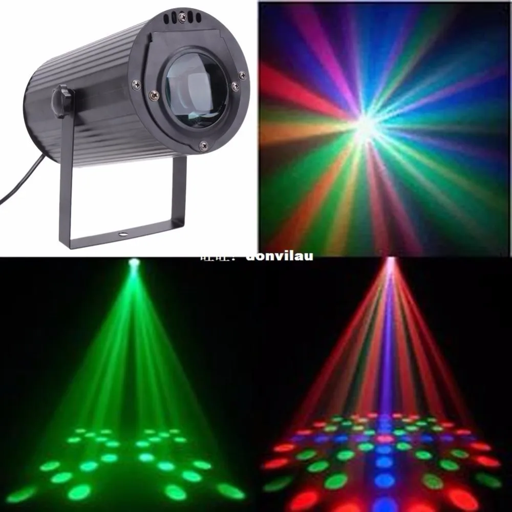 

Music Active Moon Flower LED Stage Lighting Club Disco DJ Party Lights(US) Moon Flower LED Color System Auto-mode