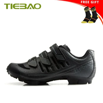 

Tiebao Cycling Shoes Men women Sapatilha Ciclismo MTB Bicycle mountain bike SPD Self-Locking Breathable Athletic Bike Shoes