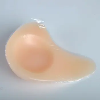 

1Pcs Hooked Silicone Breast Left Right Extension Shape High Imitation Realistic Postoperative Fake Breast Form Concave Bottom