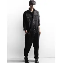 Новинка, мужские Модные брюки, Осенний комбинезон, мужской комбинезон с длинными рукавами, цельные штаны, комбинезоны, рабочие, большой размер, модный уличный стиль