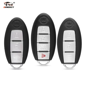 

Dandkey 10x 2 3 4 Buttons For Nissan Sunny ALTIMA MAXIMA Murano Versa Teana Sentra Infiniti G35 G37 Car Remote Key Shell