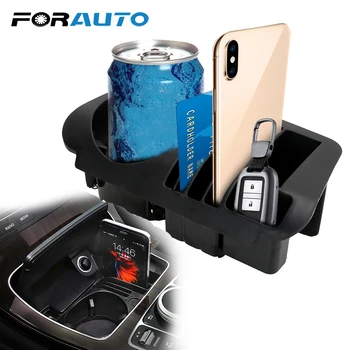 

FORAUTO Car Central Storage Box Auto Seat Gap Cup Bottle Phone Holder For Benz C class W205/GLC Class E200L E300L Auto Organizer