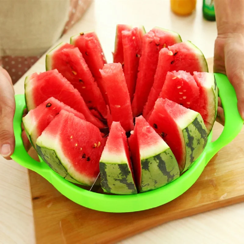 Creative Watermelon Slicer Fruit Cutter Utensilios De Cozinha Cantaloupe Knife Cortador De Melancia Kitchen Useful Tools