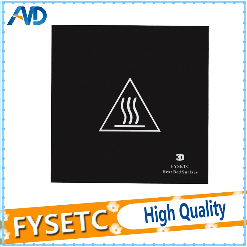 

5 x Black Bed Build Sheet Frosted Heated Bed 214x214mm 100% No Adhensive Residue 3D Printer Heated Bed Build Surface 8.4''x8.4''