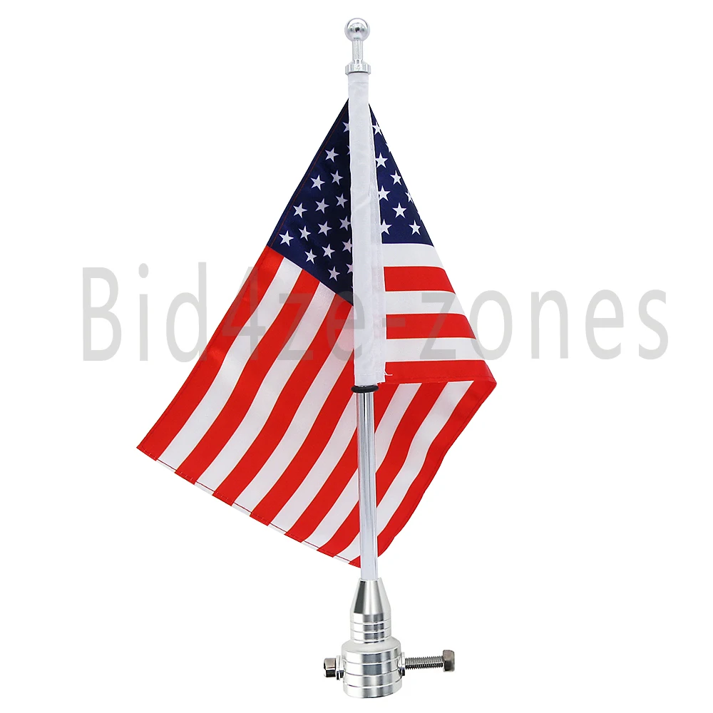 American Luggage Rock Fole Flag Side Mount for Harley Sportster Touring Glide