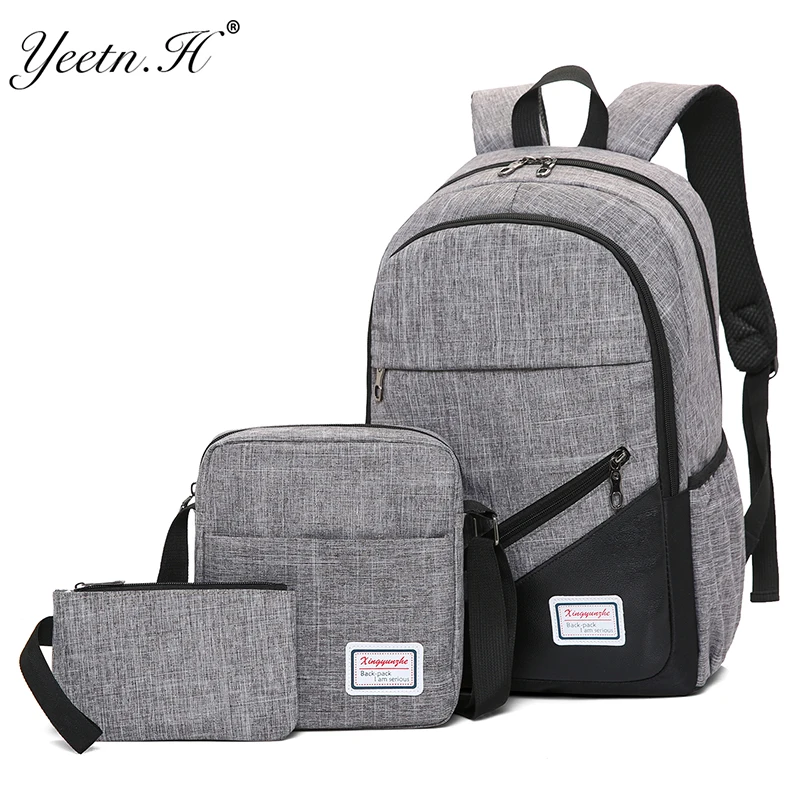 

3Pic Sac A Dos Bagpack Laptop Backpack Mochila Feminina Mochila Rucksack Backpack Men Backpack Mochila Feminina