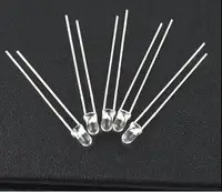 3 мм красный желтый синий зеленый белый автоматическая монохроматическая вспышка один светодиодный светильник частота: 1,5 Гц (90-96 раз/мин) - изображение