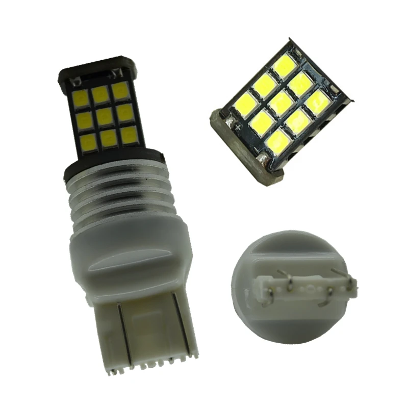 

10 pcs T20 W21W W21/5W 7440 7443 LED Bulb For Backup Reverse Turn Signal Lights Car Lights 12V White