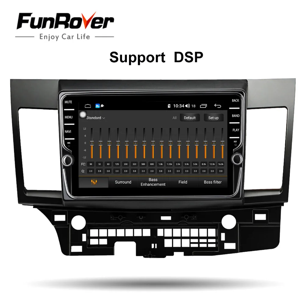 Clearance Funrover Octa 8 core android 9.0 2 din car radio multimedia stereo For Mitsubishi Lancer 2007-17 DSP car gps navigation DSP SIM 1 Clearance Funrover Octa 8 core android 9.0 2 din car radio multimedia stereo For Mitsubishi Lancer 2007-17 DSP car gps navigation DSP SIM 1