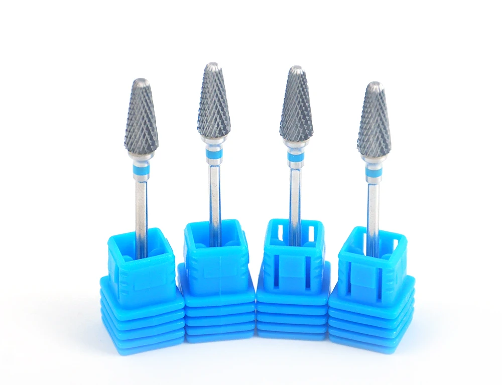 

4pcs 3/32'' 2.35MM Carbide Nail Drill Bit for Electric Nail drill Machine Manicure and Nail Pedicure Tools