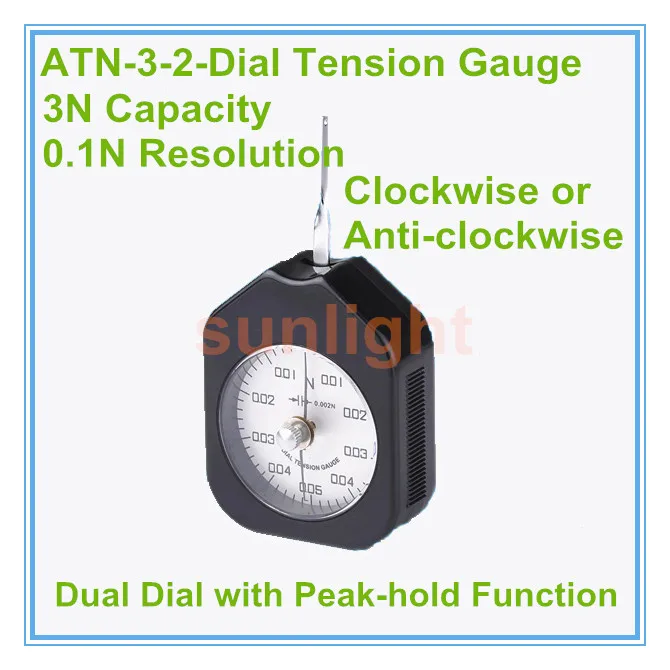 Peak-hold 3N аналоговый датчик напряжения с 0.1N Разрешение ATN-3-2