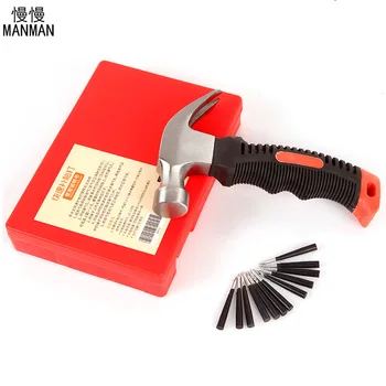 

Vacuum Tire Mushrooms Nails Car Tyre Repair Tools Set Kit with Claw Hammer Tire Puncture Plug for Car Fast Tire Repair Tool
