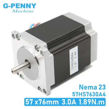 NEMA23 cnc stepper motor 57 x76mm1.89N.m 4-Lead 1.8deg / Nema 23 motor 3A 270Oz-in For CNC machine and 3D printer! Good quality