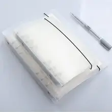 A5 A6 A7 PP Тетрадь, чехлы для iPhone 6-полое кольцо связующего прозрачный связующего планировщик включают в себя офисные школьные принадлежности