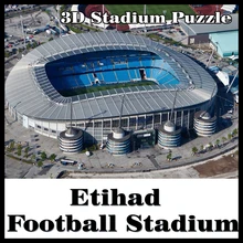 Clever& Happy 3d головоломка Etihad стадион обучающая игрушка город Манчестера стадион взрослые рисунки ручной работы модель болельщиков сувенир