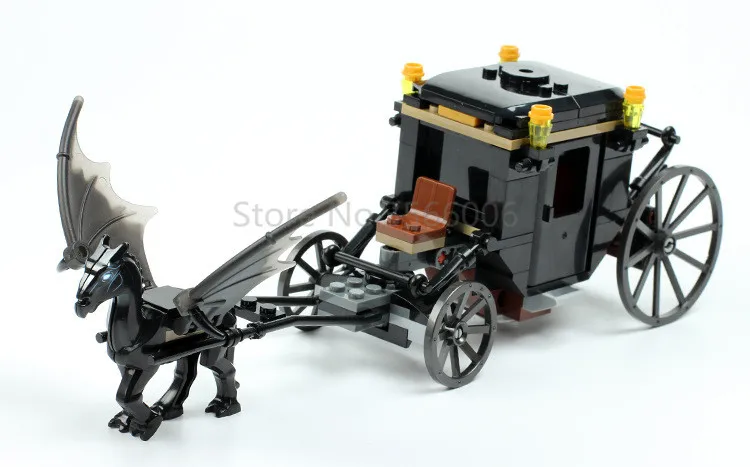 

148pcs Thestral Fantastic Beasts Movie The Crimes of Grindelwald Escape Prison Carriage Building Blocks Models Bricks Kits Toys