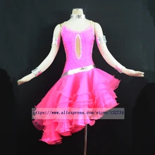 Латинское танцевальное платье профессиональное платье для латиноамериканских танцев латиноамериканское танцевальное сальса платья танцевальные костюмы для танцев платье LD-0039