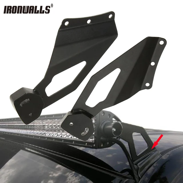 Aliexpress Ironwalls Upper Windshield 50 Straight Light Ironwalls Upper Windshield 50 Straight Light Bar Mount For Chevrolet Silverado Gmc Sierra 1999 2000 2001 2002 2003 2004 2006