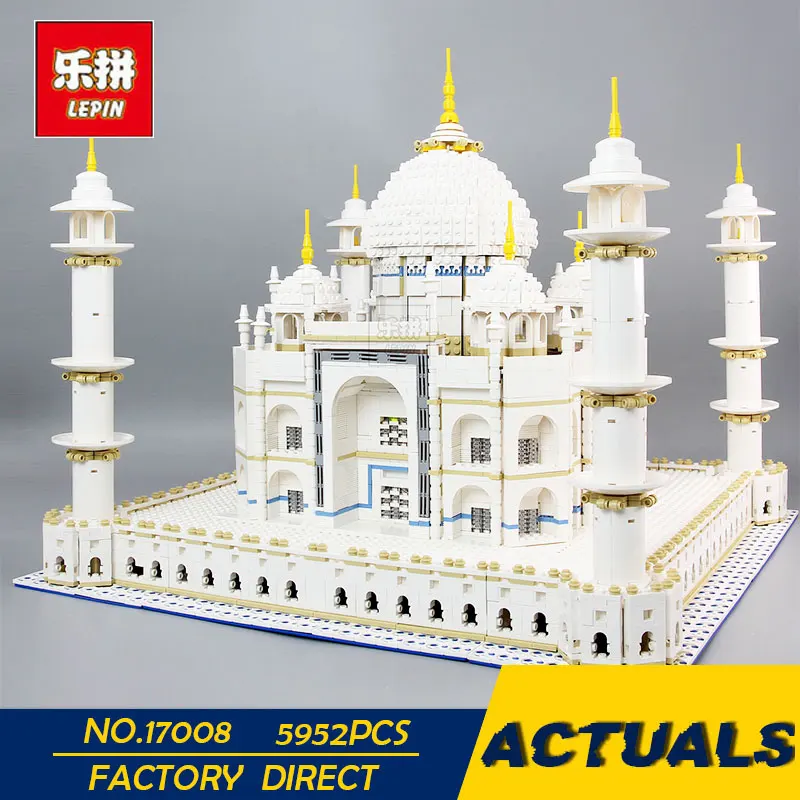 

LEPIN 17008 The taj mahal Model Educational Building Kits Blocks Bricks Compatible With 10189 Toy as Children Gift 5952pcs